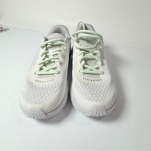 Under Armour Women's White and Light Green Athletic Shoes - Picture 3 of 8